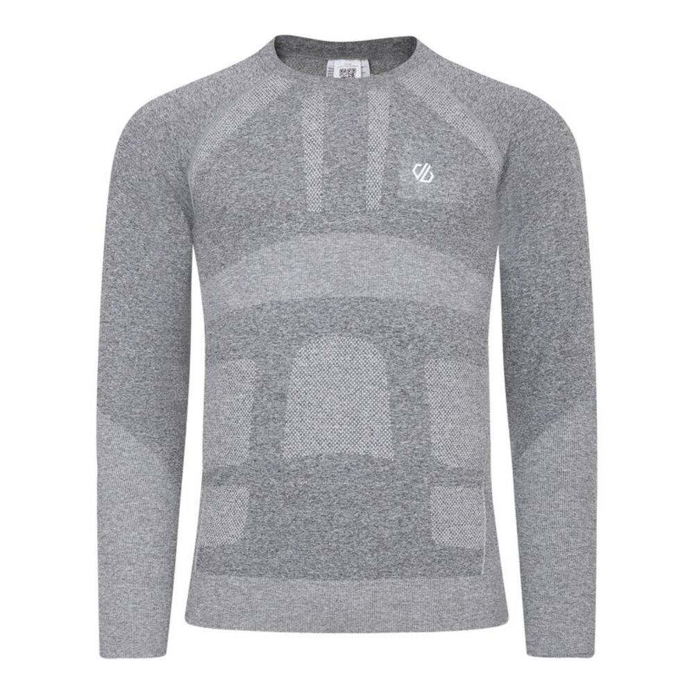 Dare 2B Mens In The Zone III Long-Sleeved Base Layer Top / Charcoal Grey Marl